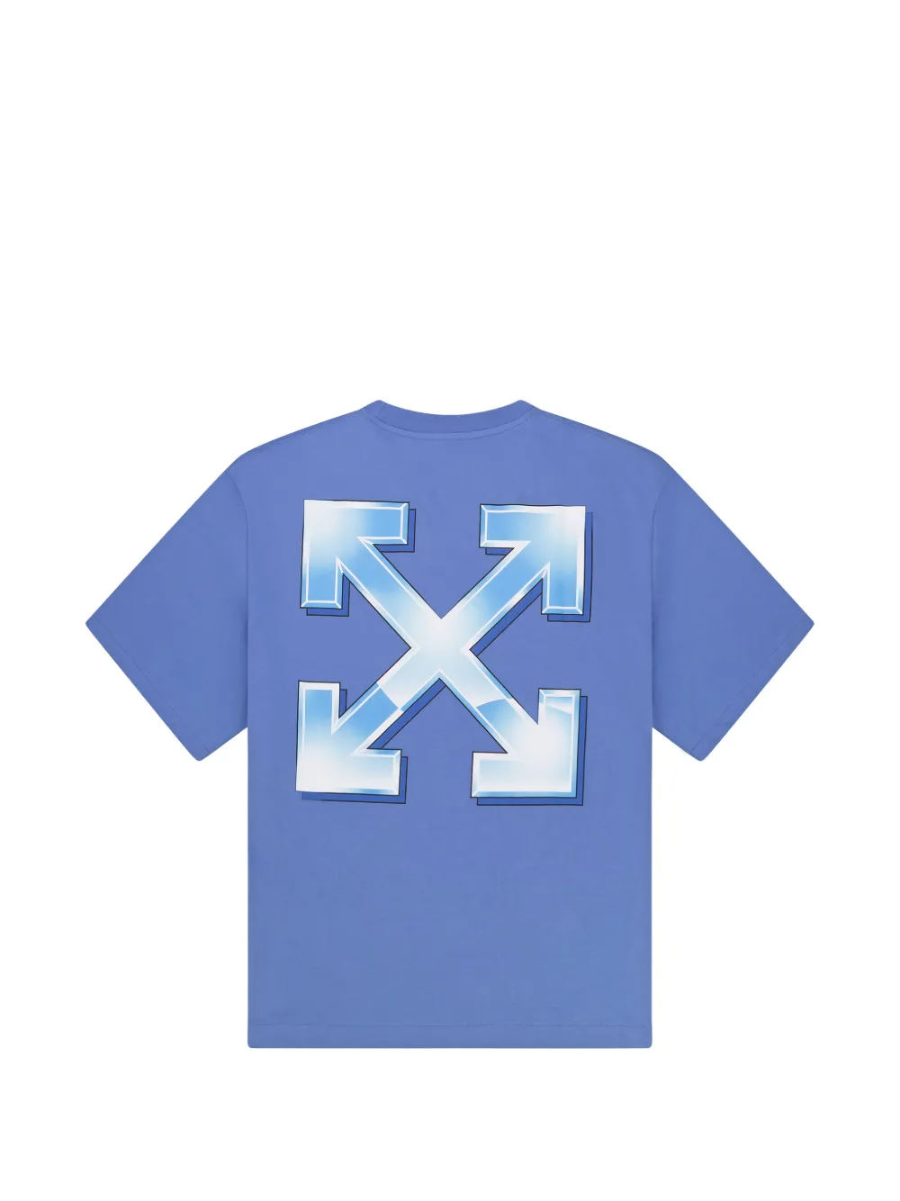 Off-White T-shirt met print Blauw