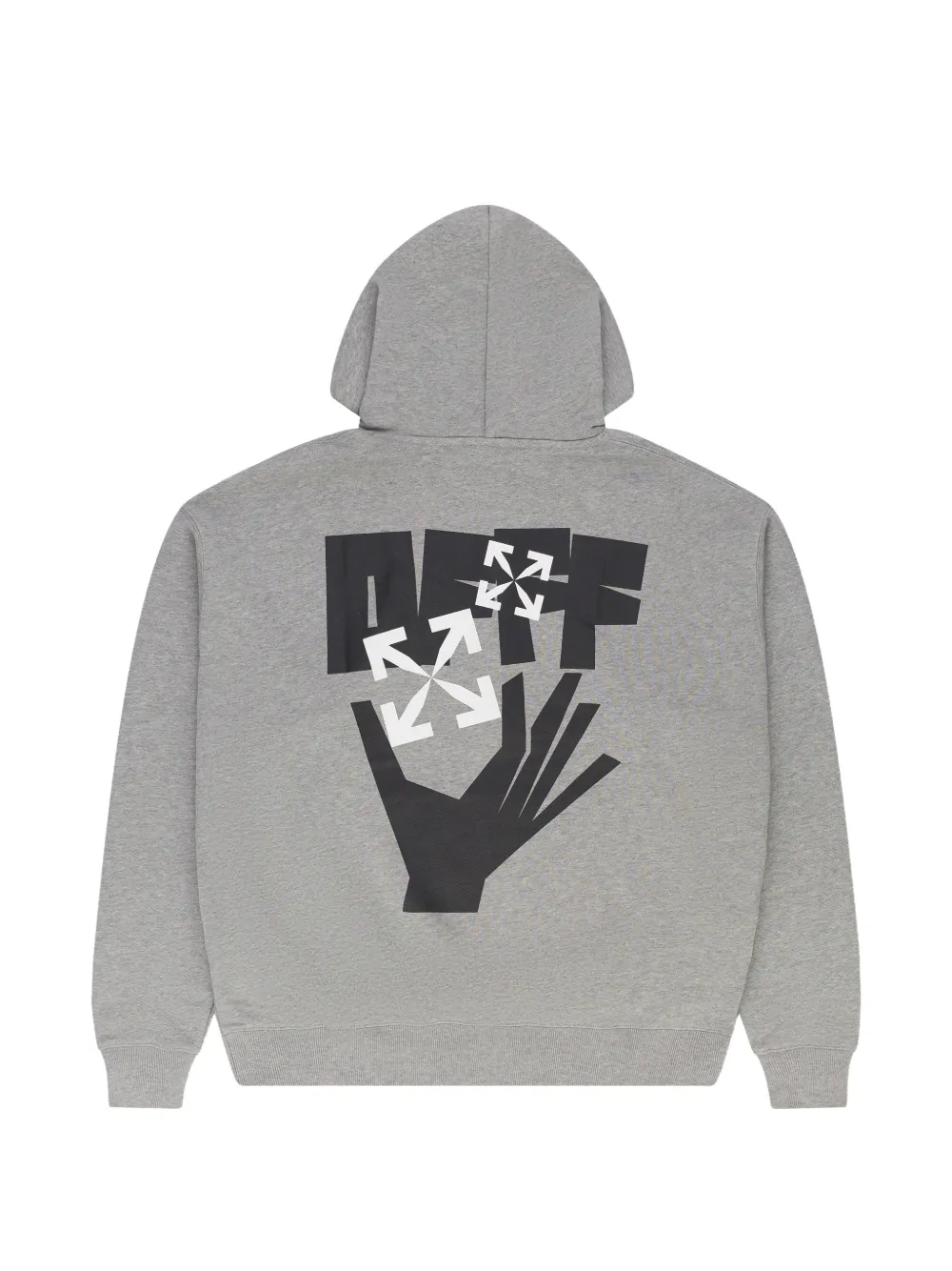Off-White Hand Arrow hoodie Grijs