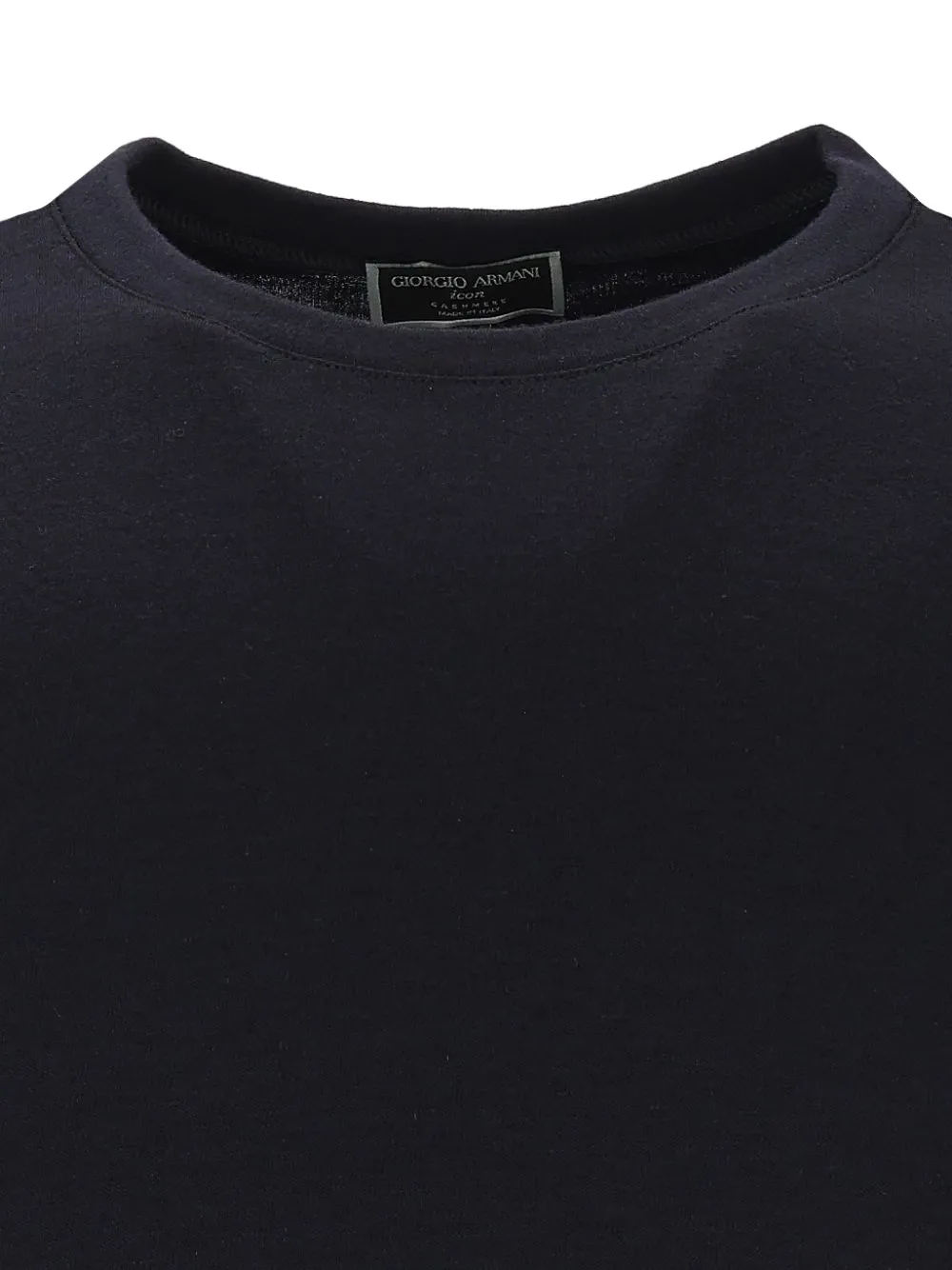Giorgio Armani Icon cashmere sweater Blauw