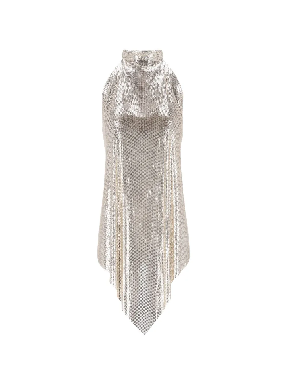 Stella McCartney chainmail halterneck top - Silver