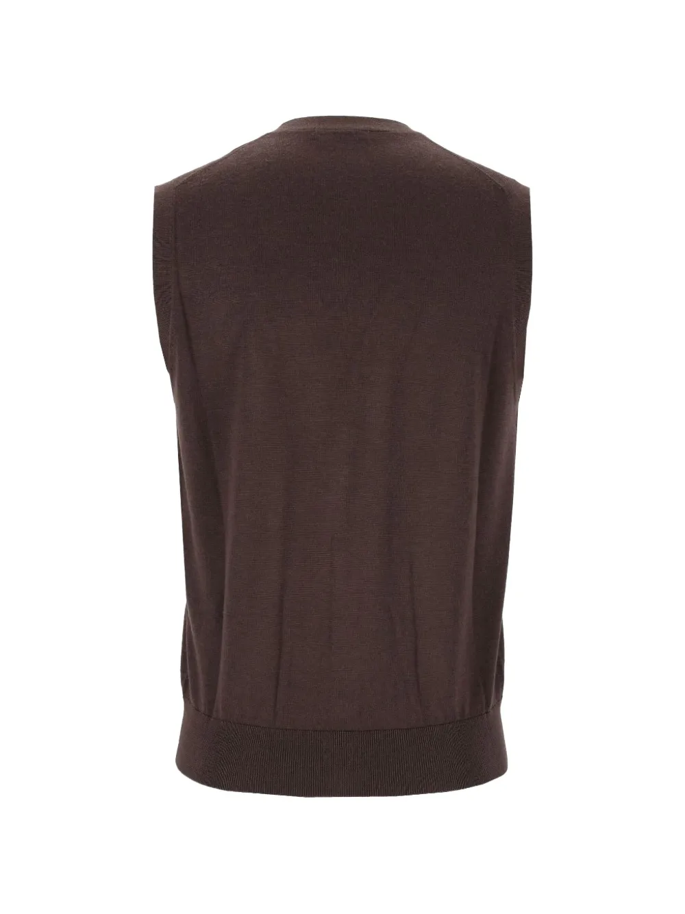 Corneliani V-neck button-up gilet Bruin