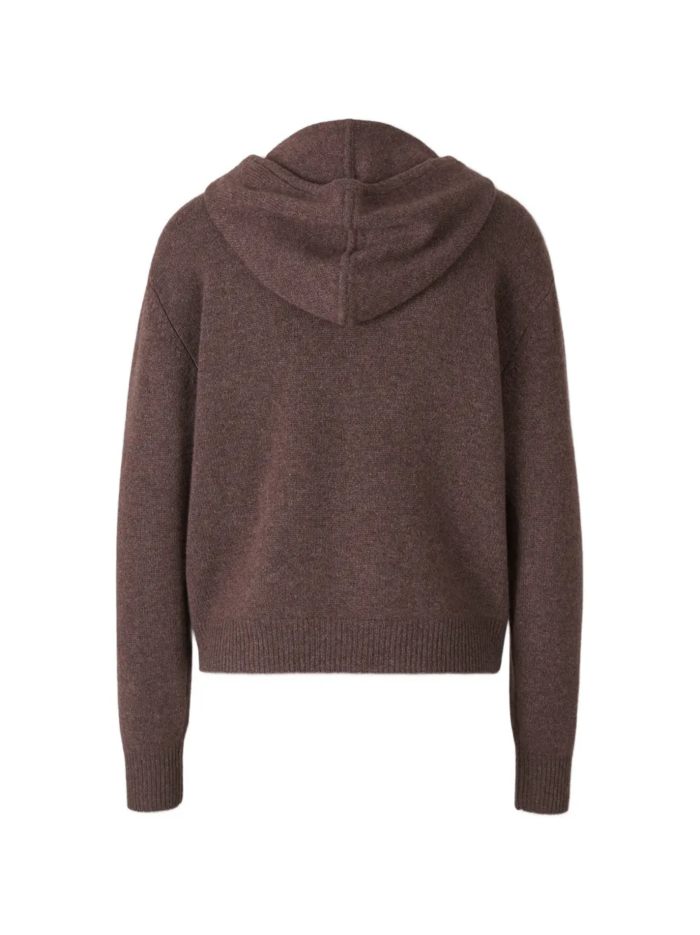 Sporty & Rich zip-up knit hoodie Bruin