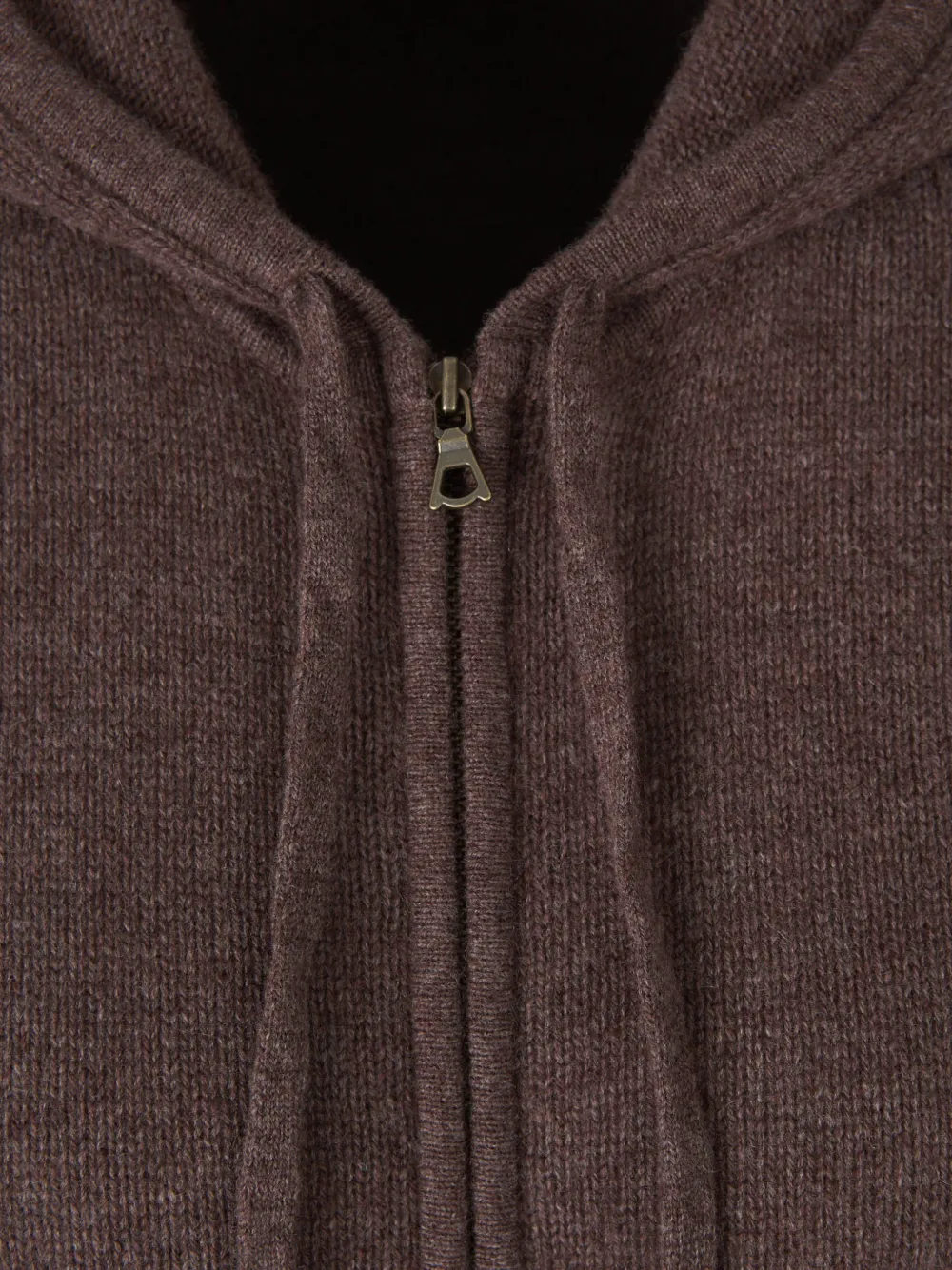 Sporty & Rich zip-up knit hoodie Bruin