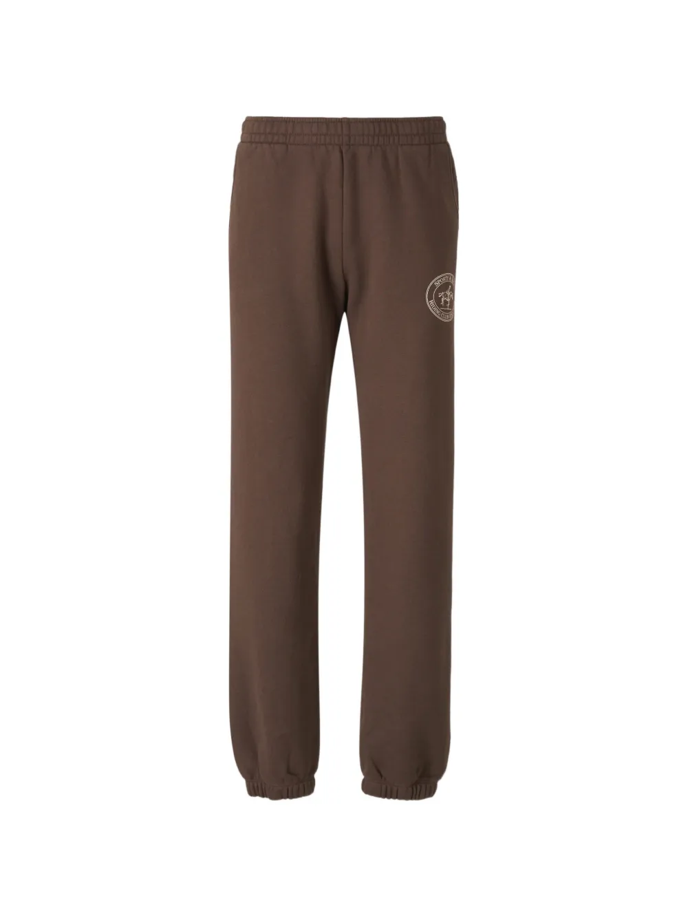 Sporty & Rich logo-print track pants - Marrone