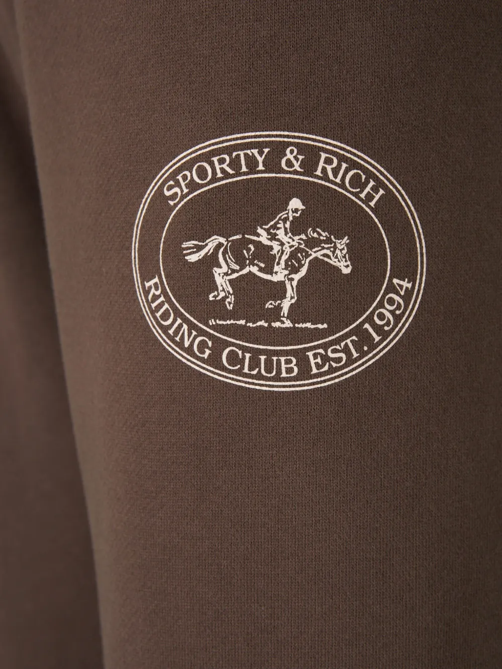 Sporty & Rich logo-print track pants Bruin