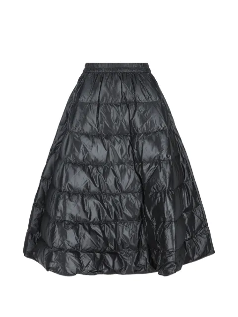 Moncler quilted flared midi skirt