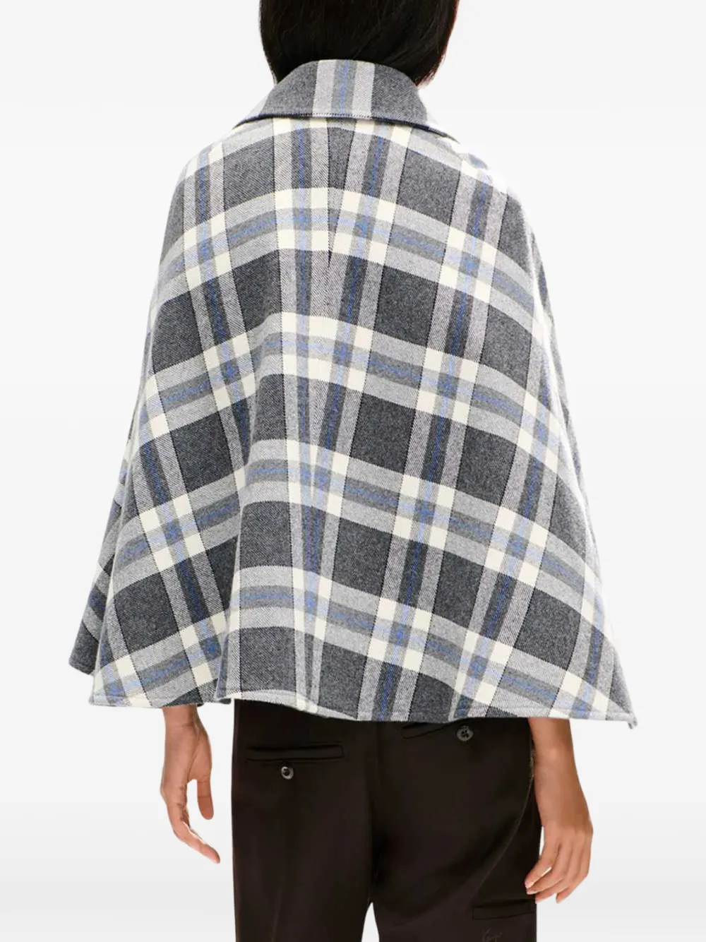 Kenzo KENZO Checks military cape - Gris Kenzo KENZO Checks military cape - Gris
