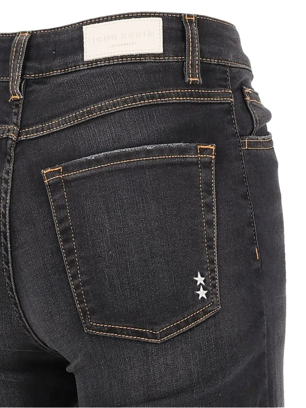 ICON DENIM Joia ruimvallende jeans Zwart