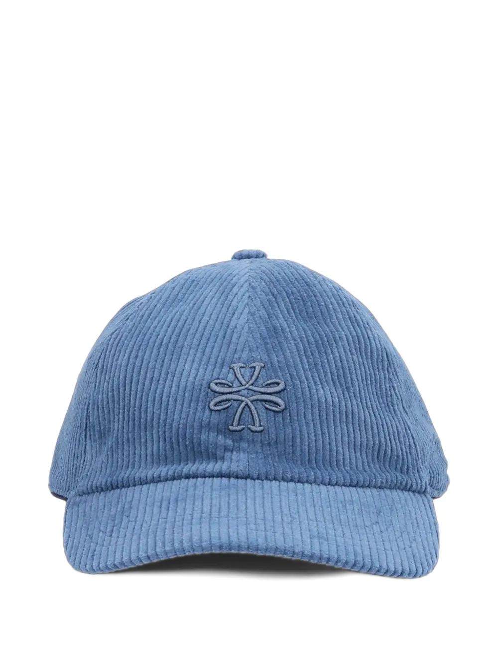 Jacob Cohën logo-embroidered corduroy baseball cap - Bleu Jacob Cohën logo-embroidered corduroy baseball cap - Bleu