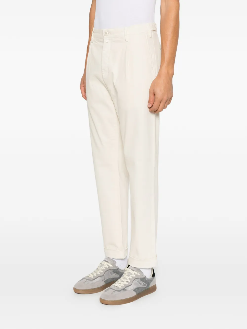 Jacob Cohën Henry pleated straight-leg trousers Beige