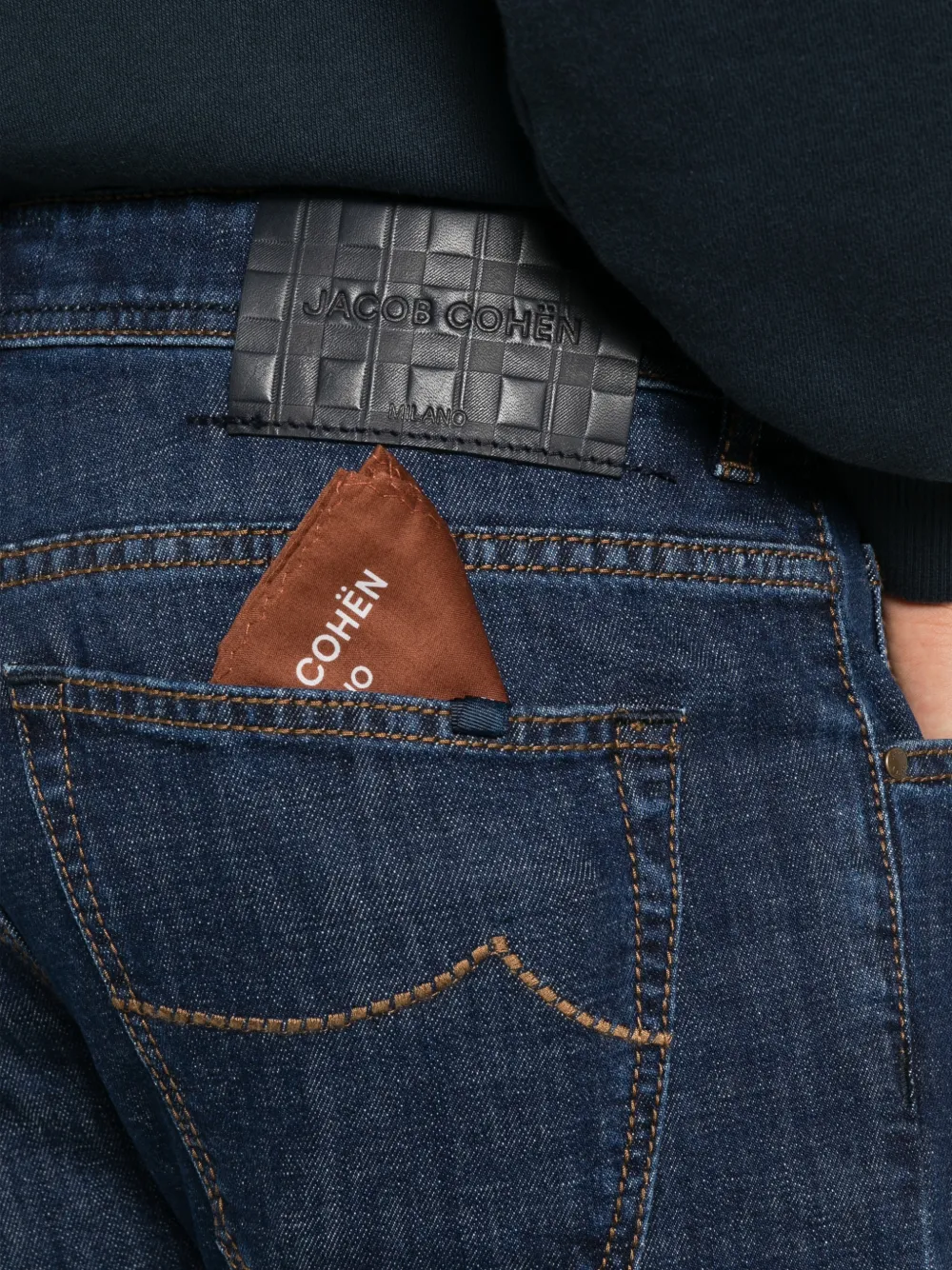 Jacob Cohën Scott slim-fit cropped jeans Blauw
