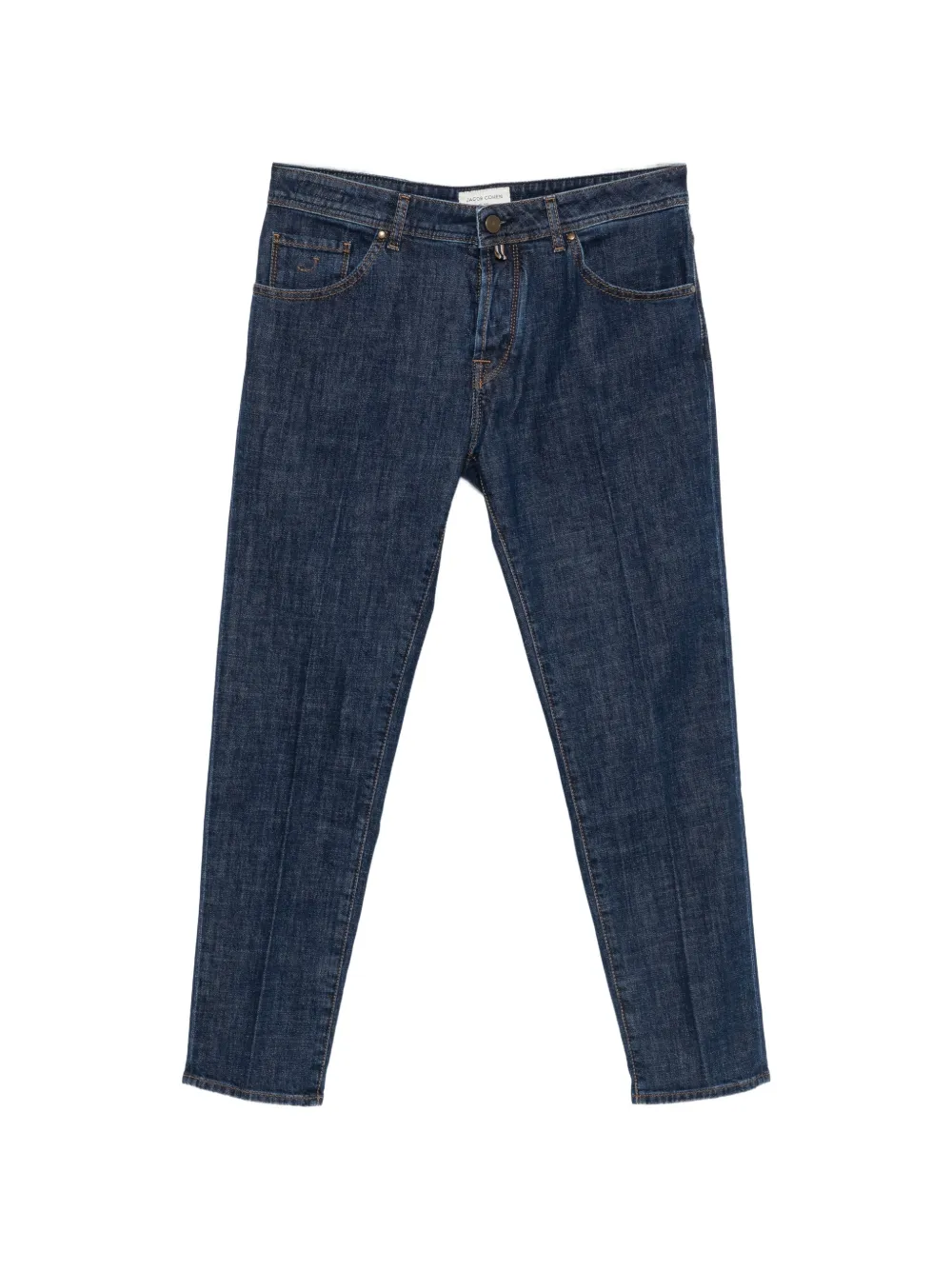Jacob Cohen Scott Slim-fit Cropped Jeans In Blue