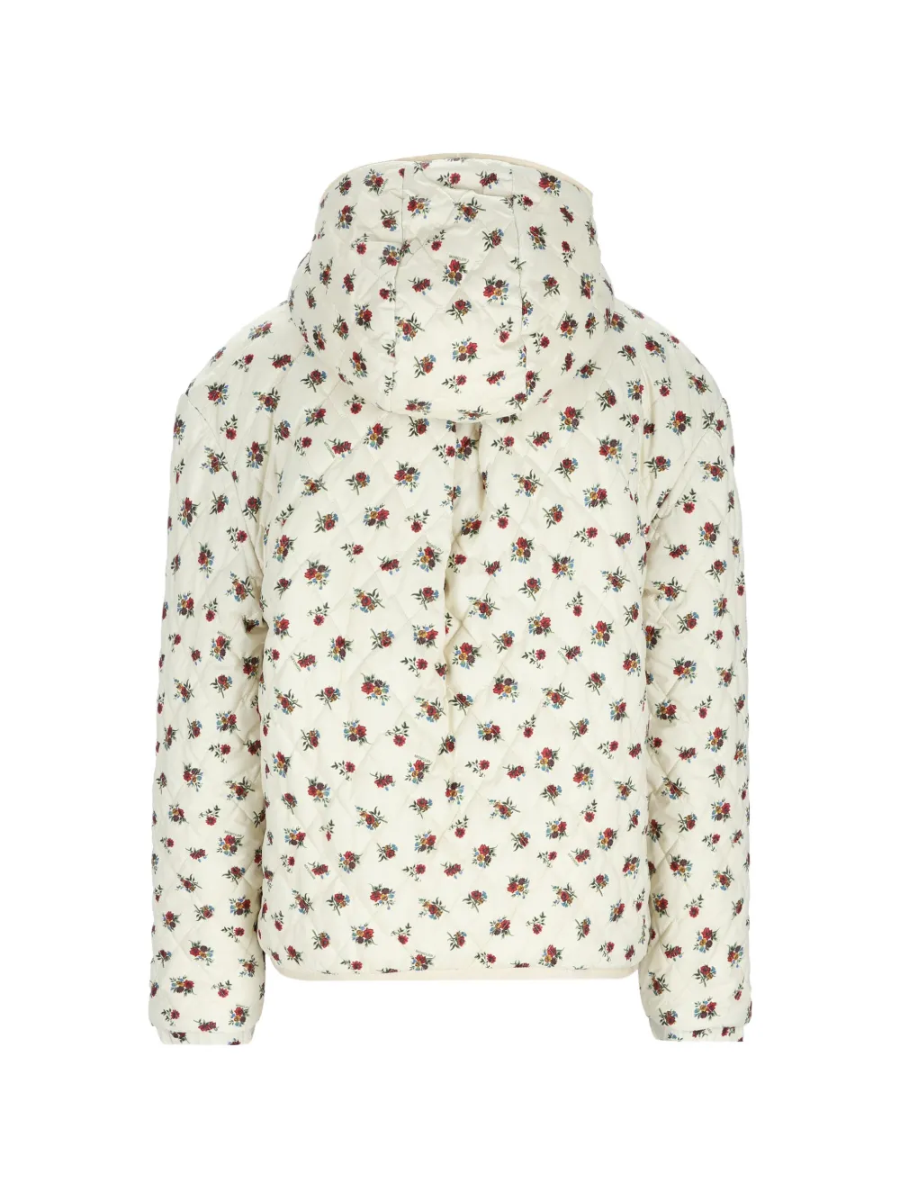 Moncler Grenoble Omkeerbaar donsjack met bloemen-print Wit