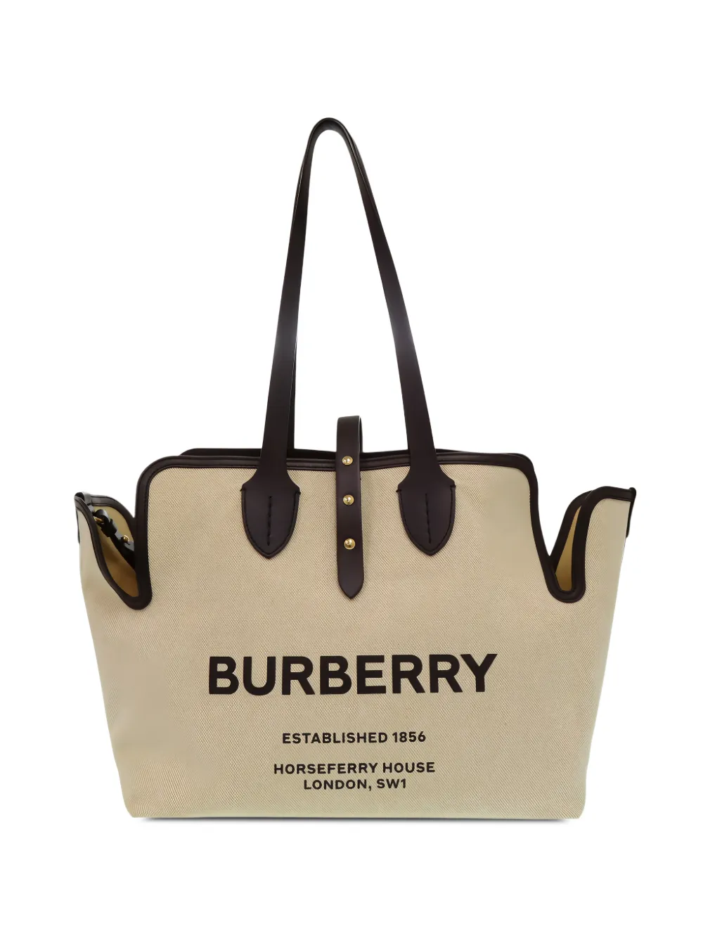 Burberry Pre-Owned 2015-2026 Canvas Logo Soft Belt tote bag - Brown