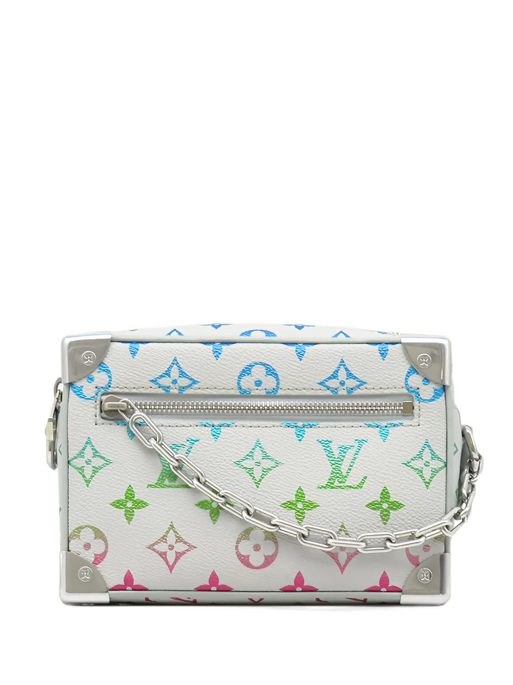 Louis Vuitton Pre-Owned 2021-2026 Monogram Multicolore Iridescent Mini Soft Trunk crossbody bag - Grigio