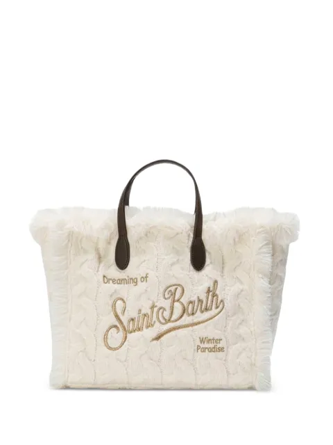 MC2 Saint Barth Kids Colette cable-knit tote bag
