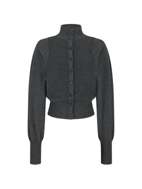 Amomento ribbed-knit wool cardigan