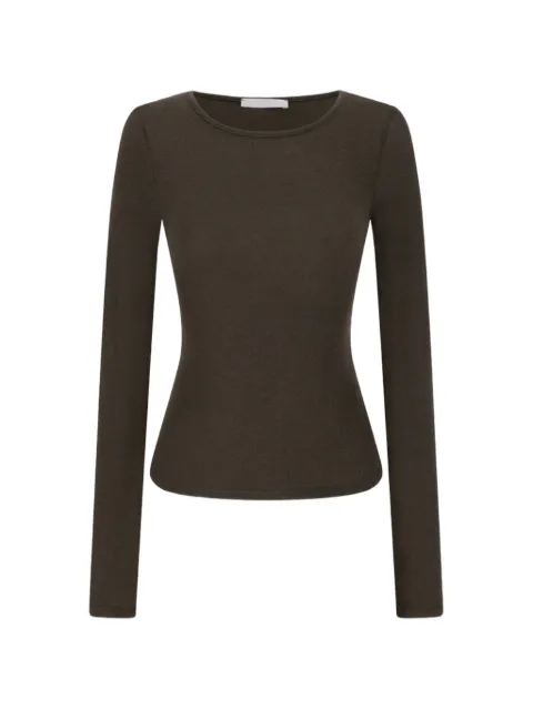 Amomento round-neck long-sleeve T-shirt