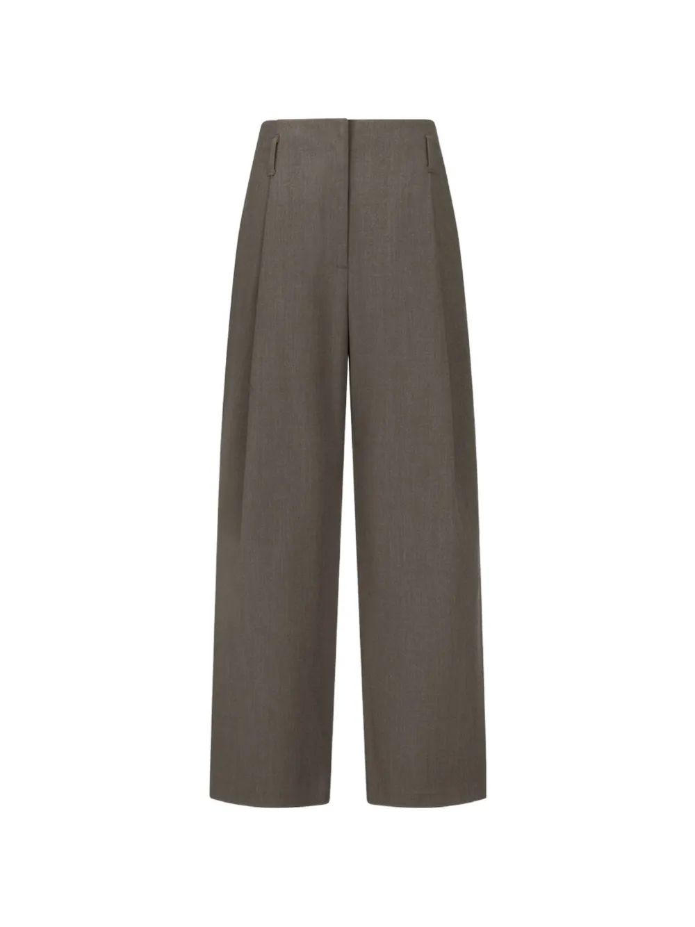Amomento tucked straight-leg trousers - Marron Amomento tucked straight-leg trousers - Marron