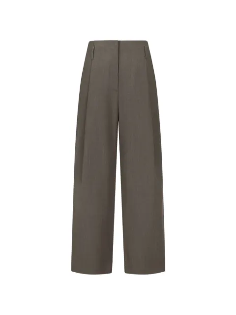 Amomento tucked straight-leg trousers