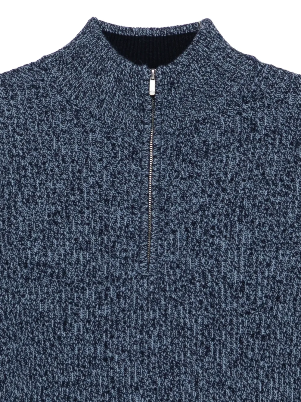 MC2 Saint Barth half-zip sweater Blauw