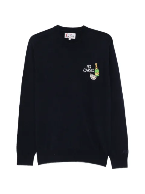 MC2 Saint Barth embroidered crew-neck sweater