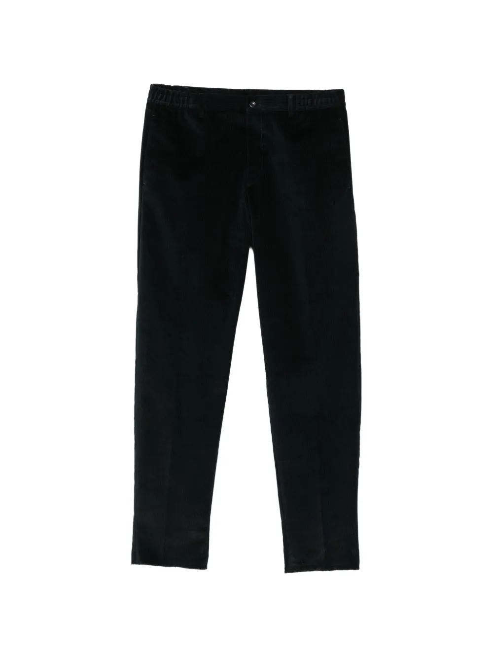 Tagliatore Garcon Corduroy Tailored Trousers In Black