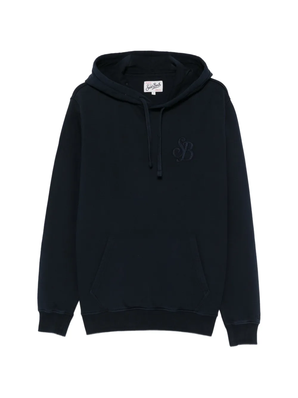 MC2 Saint Barth logo-embroidered hoodie Blauw