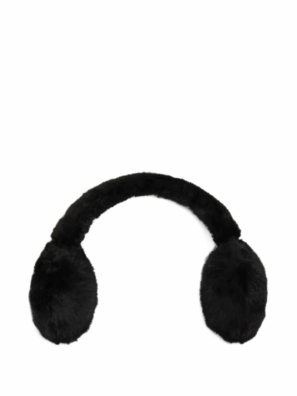 Karl Lagerfeld Ikon faux-fur ear muffs - Schwarz