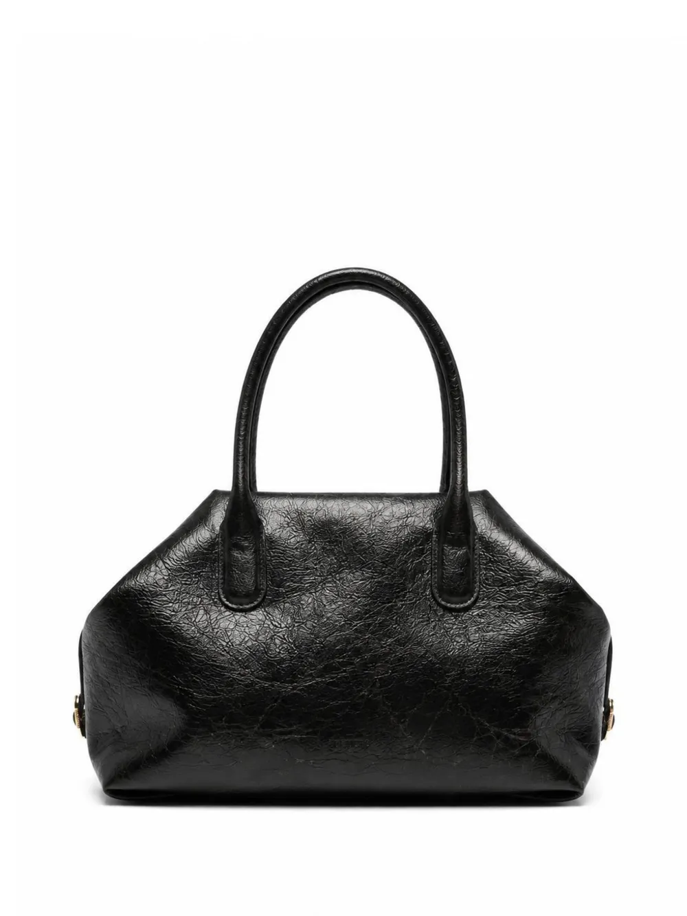 Themoirè small Talia Trank crinkled tote bag Zwart