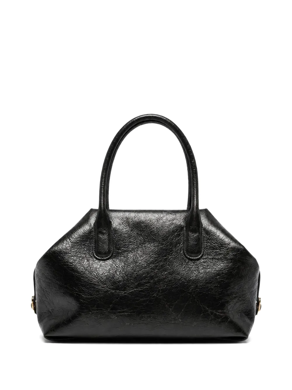Themoirè small Talia Trank crinkled tote bag Zwart