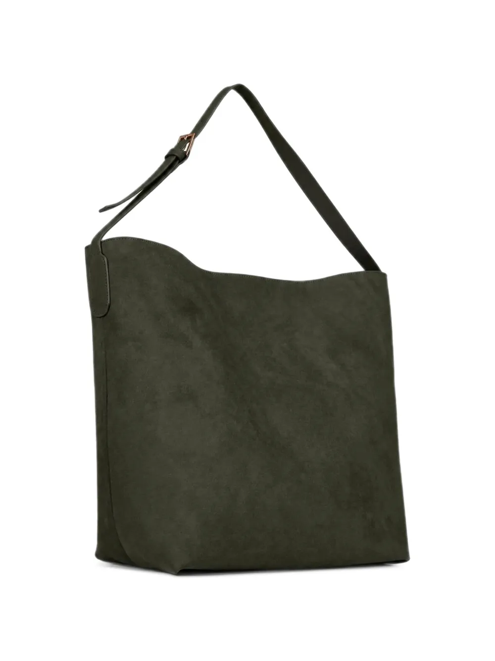 Themoirè small Zoe draped tote bag Groen