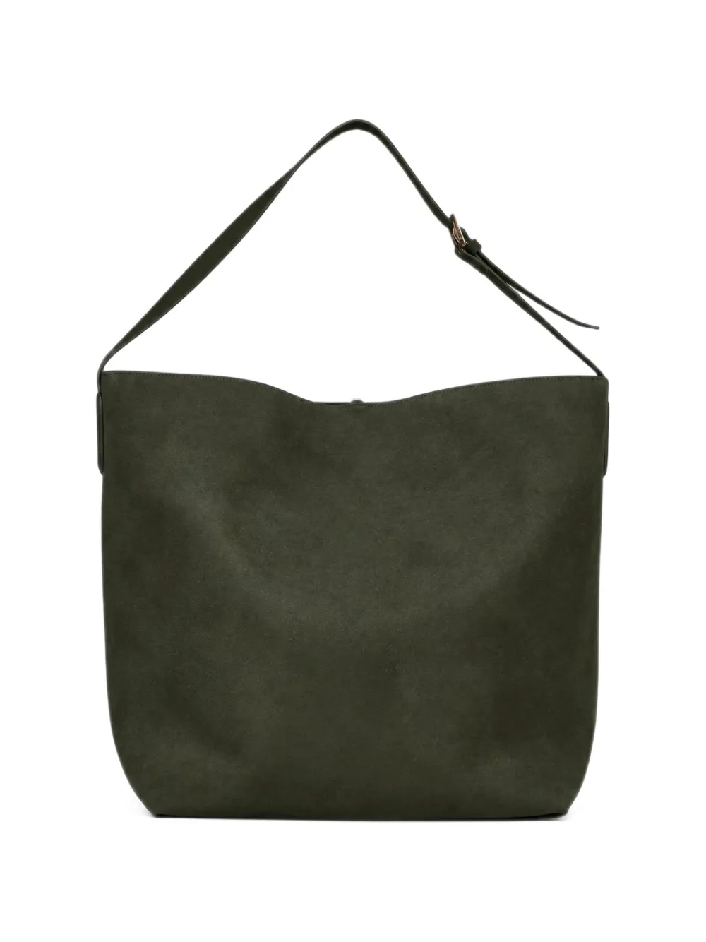 Themoirè small Zoe draped tote bag Groen