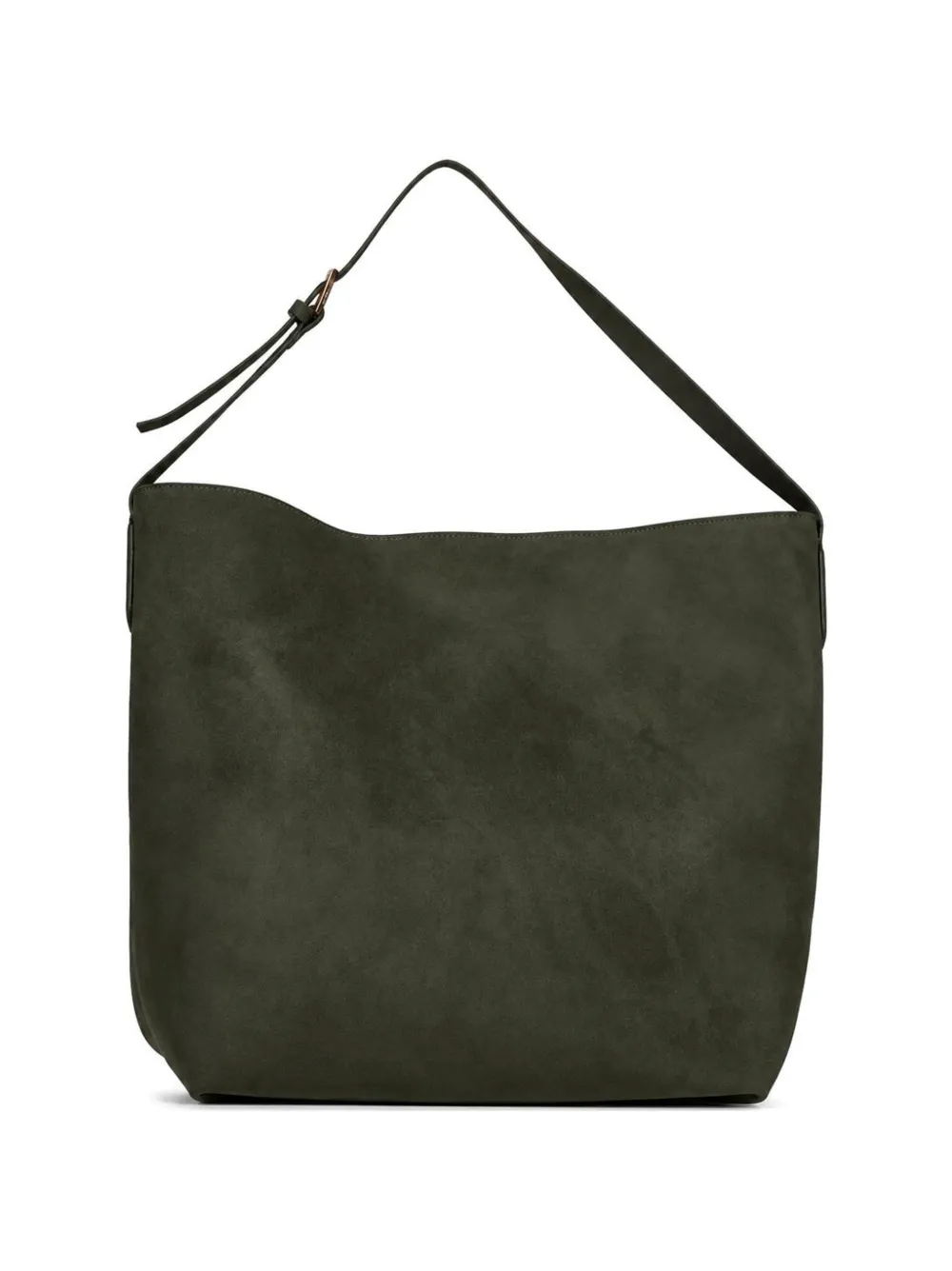 Themoirè small Zoe draped tote bag Groen