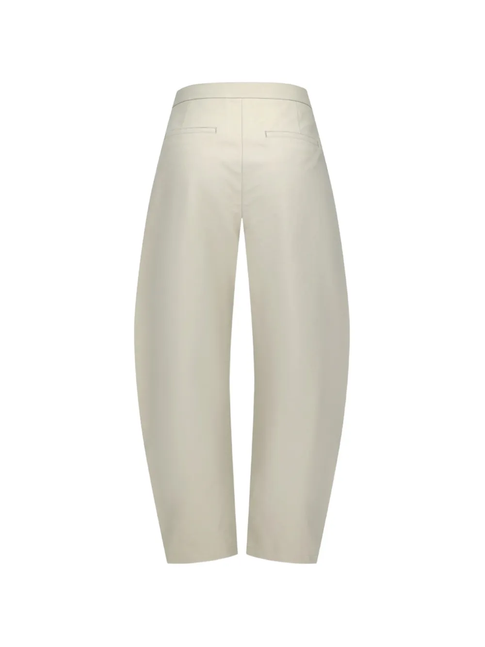 Amomento Broek met curvy-fit Beige