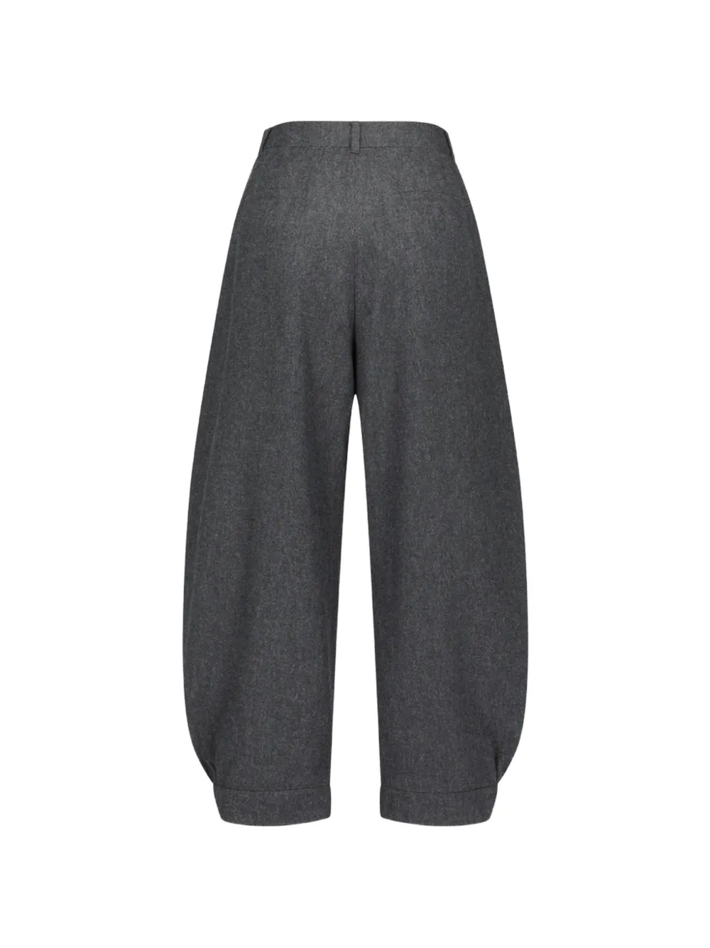 Amomento Gesmockte broek met ballonpijpen Grijs