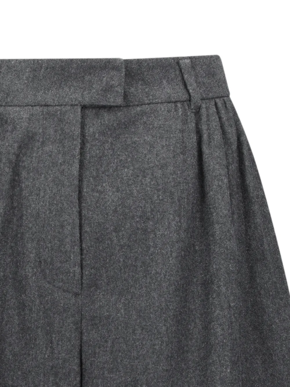 Amomento Gesmockte broek met ballonpijpen Grijs