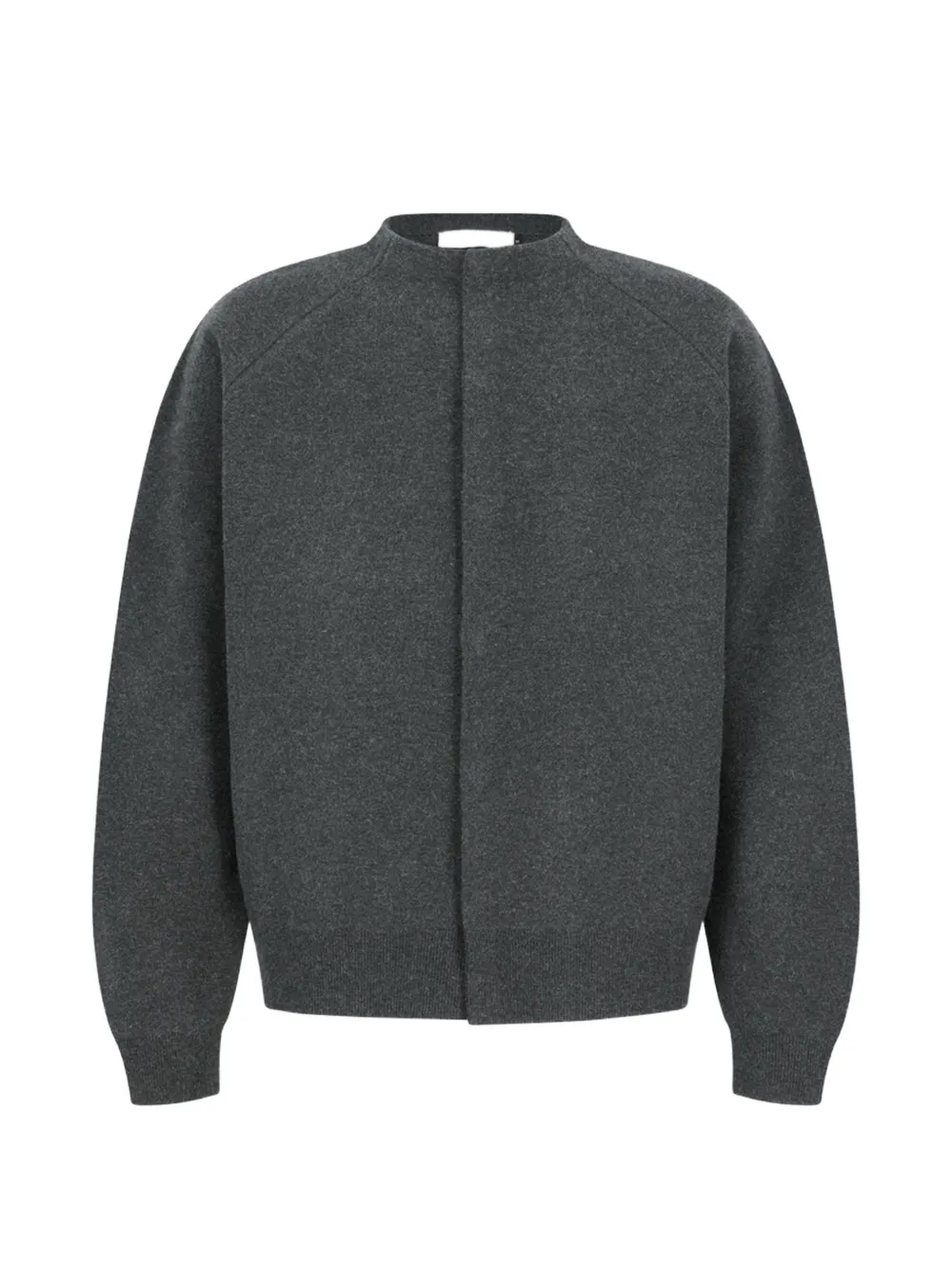 Amomento rounded-sleeve cardigan - Gris Amomento rounded-sleeve cardigan - Gris