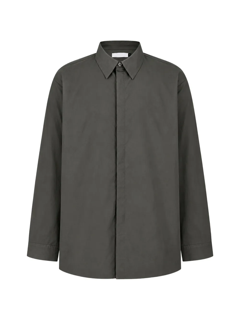 Amomento oversized long-sleeve shirt - Grigio