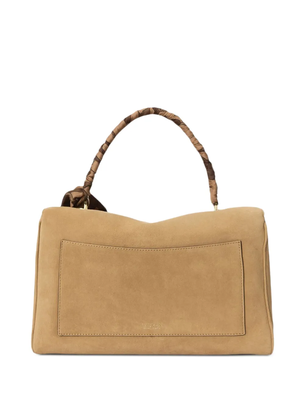 Lauren Ralph Lauren Kleine Farrah suède shopper Beige