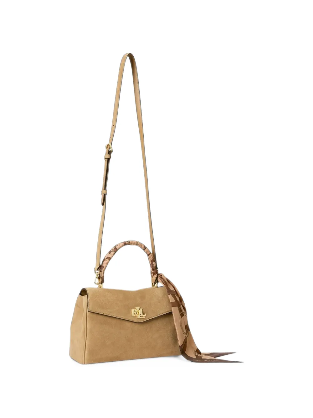 Lauren Ralph Lauren Farrah suède shopper Beige
