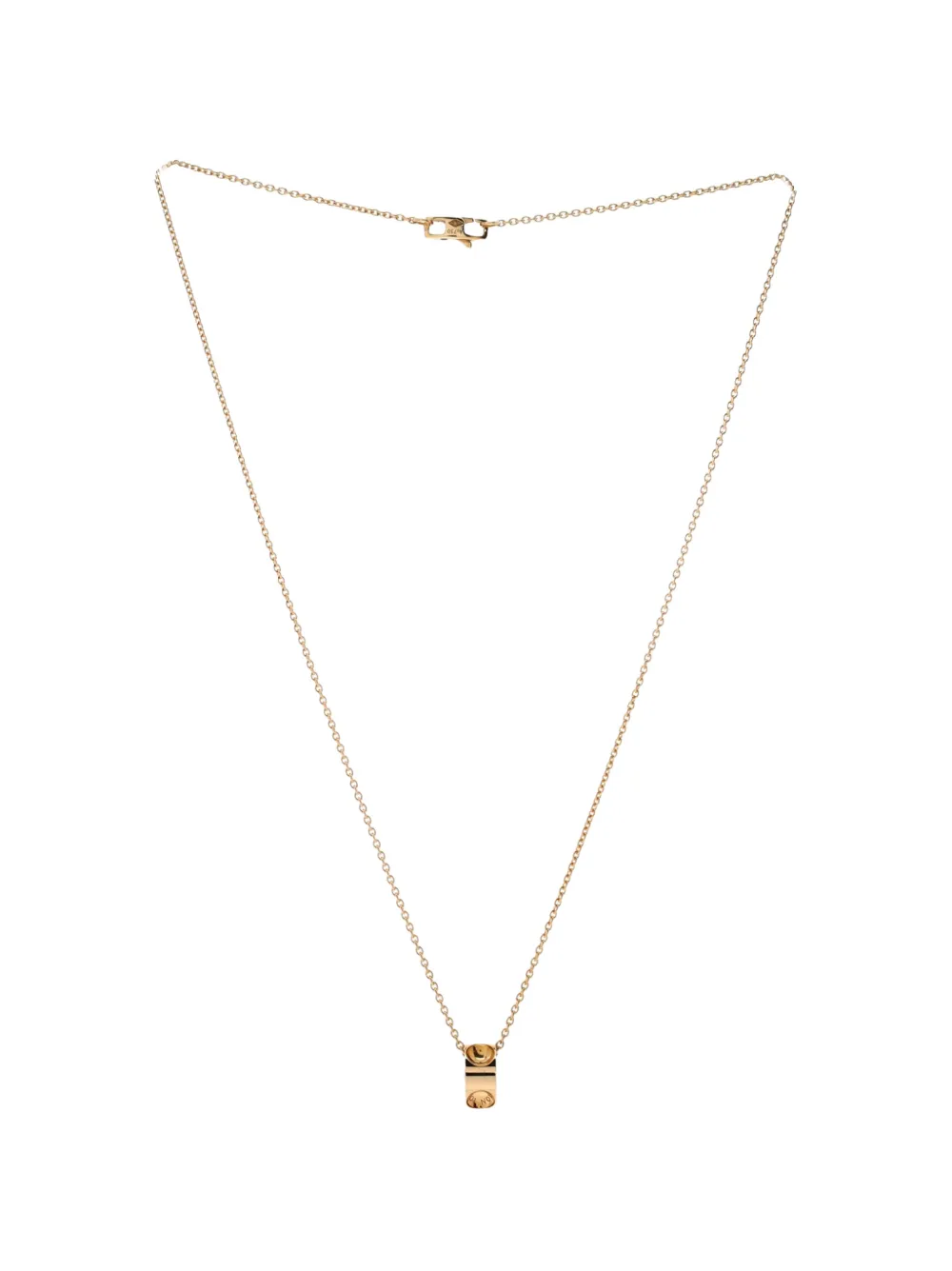 Louis Vuitton Pre-Owned Empreinte Pendant 18K Yellow Gold necklace