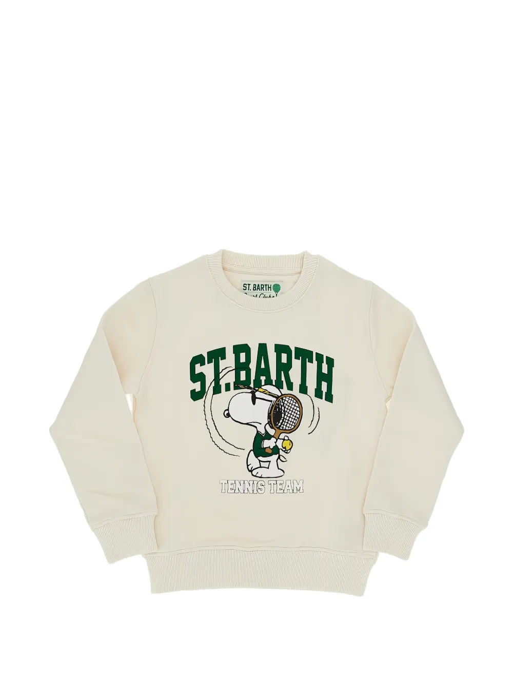 MC2 Saint Barth Kids x Peanuts Snoopy-print sweatshirt - Tons neutres