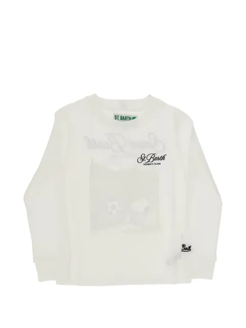 MC2 Saint Barth Kids logo-print long-sleeve T-shirt
