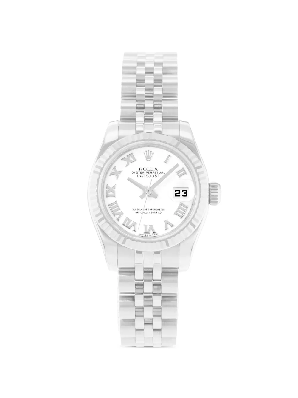 Rolex Orologio Datejust 26mm 2010 - Bianco