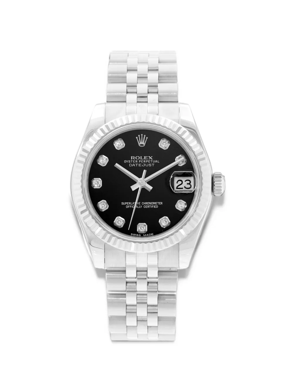 Rolex 2013 Datejust Armbanduhr 31mm - Schwarz