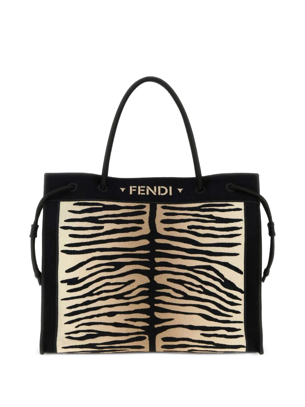 FENDI Grote Magic shopper Zwart