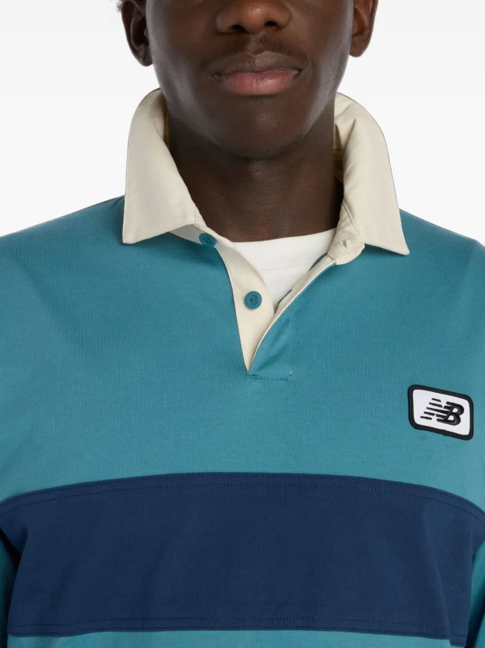 New Balance Rugbyshirt Blauw