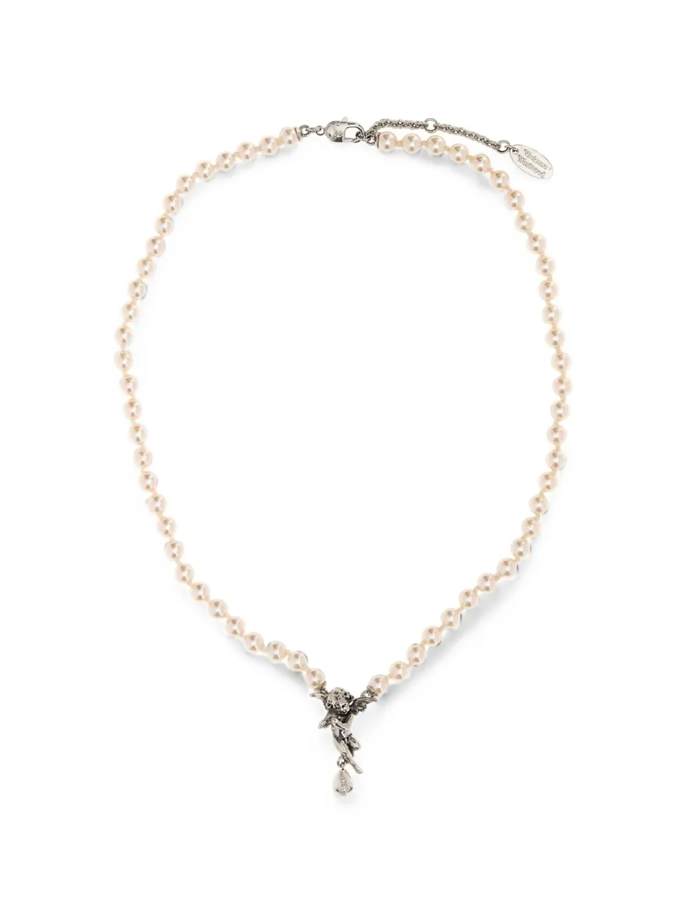 Vivienne Westwood Putti pearl necklace - Nude