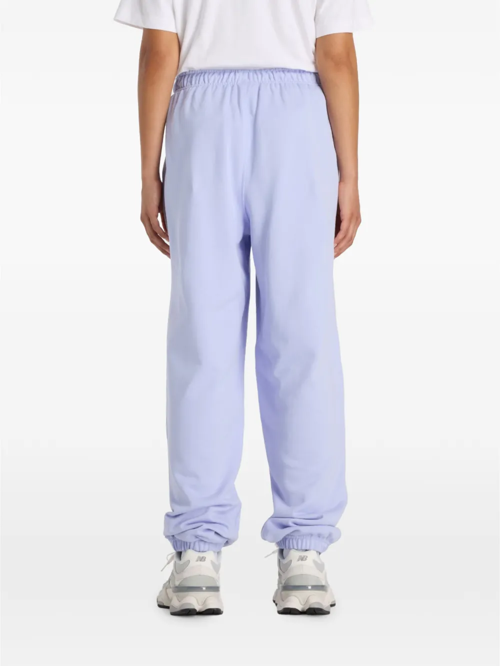 New Balance Athletics badstof joggingbroek Blauw